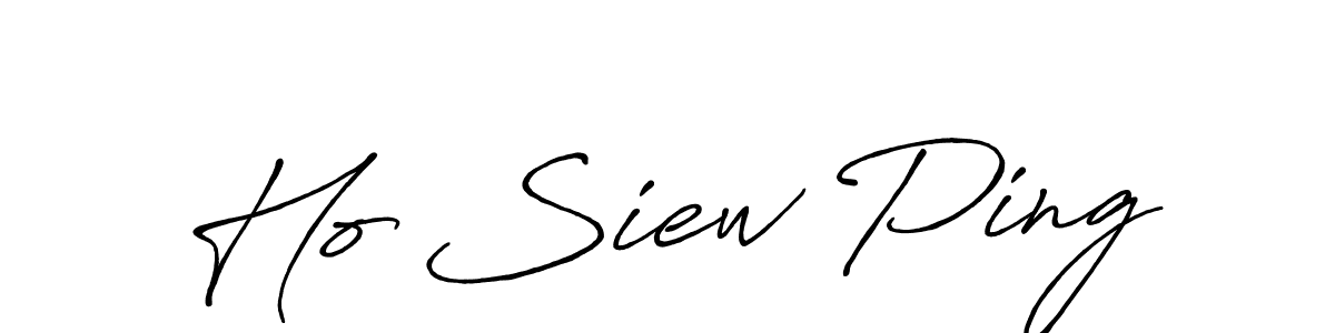 It looks lik you need a new signature style for name Ho Siew Ping. Design unique handwritten (Antro_Vectra_Bolder) signature with our free signature maker in just a few clicks. Ho Siew Ping signature style 7 images and pictures png