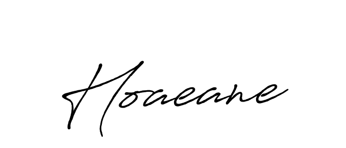 Design your own signature with our free online signature maker. With this signature software, you can create a handwritten (Antro_Vectra_Bolder) signature for name Hoaeane. Hoaeane signature style 7 images and pictures png