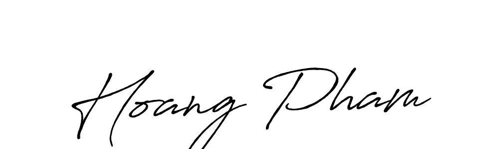 Antro_Vectra_Bolder is a professional signature style that is perfect for those who want to add a touch of class to their signature. It is also a great choice for those who want to make their signature more unique. Get Hoang Pham name to fancy signature for free. Hoang Pham signature style 7 images and pictures png