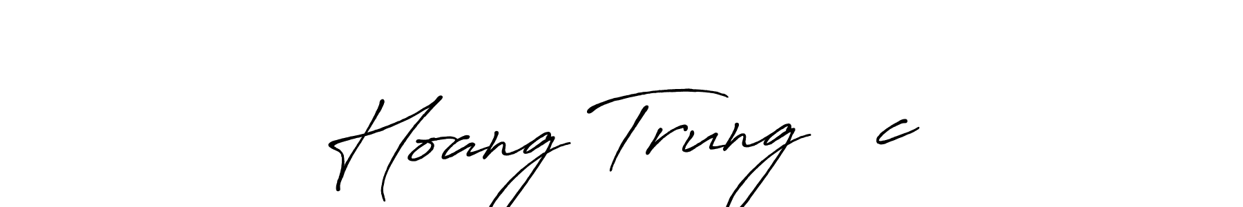 How to make Hoang Trung Đức name signature. Use Antro_Vectra_Bolder style for creating short signs online. This is the latest handwritten sign. Hoang Trung Đức signature style 7 images and pictures png