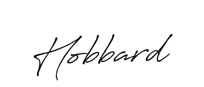 Design your own signature with our free online signature maker. With this signature software, you can create a handwritten (Antro_Vectra_Bolder) signature for name Hobbard. Hobbard signature style 7 images and pictures png