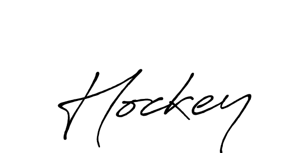 Use a signature maker to create a handwritten signature online. With this signature software, you can design (Antro_Vectra_Bolder) your own signature for name Hockey. Hockey signature style 7 images and pictures png