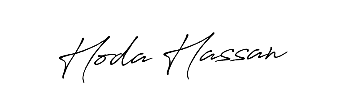Also You can easily find your signature by using the search form. We will create Hoda Hassan name handwritten signature images for you free of cost using Antro_Vectra_Bolder sign style. Hoda Hassan signature style 7 images and pictures png