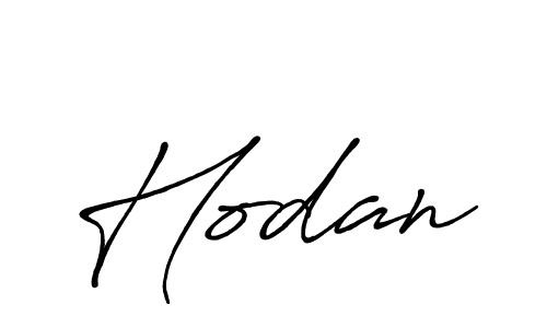 Design your own signature with our free online signature maker. With this signature software, you can create a handwritten (Antro_Vectra_Bolder) signature for name Hodan. Hodan signature style 7 images and pictures png