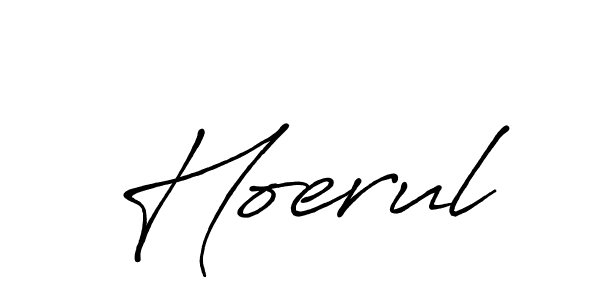 How to make Hoerul signature? Antro_Vectra_Bolder is a professional autograph style. Create handwritten signature for Hoerul name. Hoerul signature style 7 images and pictures png