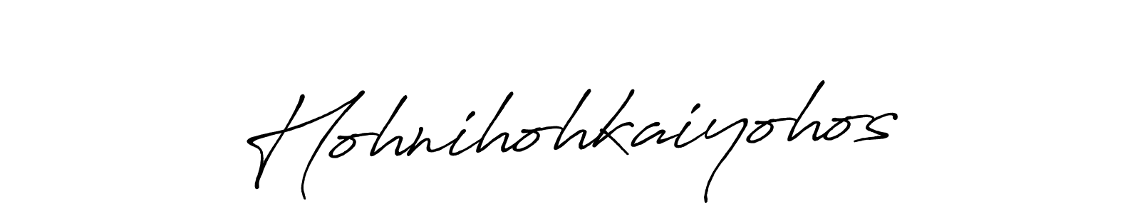 Design your own signature with our free online signature maker. With this signature software, you can create a handwritten (Antro_Vectra_Bolder) signature for name Hohnihohkaiyohos. Hohnihohkaiyohos signature style 7 images and pictures png