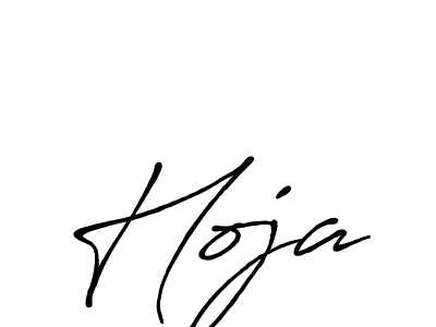 Create a beautiful signature design for name Hoja. With this signature (Antro_Vectra_Bolder) fonts, you can make a handwritten signature for free. Hoja signature style 7 images and pictures png