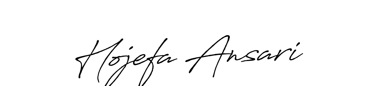 Also we have Hojefa Ansari name is the best signature style. Create professional handwritten signature collection using Antro_Vectra_Bolder autograph style. Hojefa Ansari signature style 7 images and pictures png