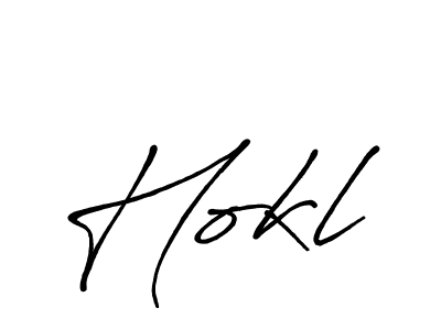 Create a beautiful signature design for name Hokl. With this signature (Antro_Vectra_Bolder) fonts, you can make a handwritten signature for free. Hokl signature style 7 images and pictures png