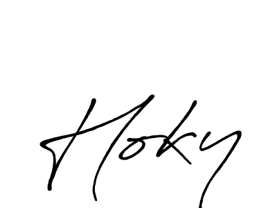 if you are searching for the best signature style for your name Hoky. so please give up your signature search. here we have designed multiple signature styles  using Antro_Vectra_Bolder. Hoky signature style 7 images and pictures png