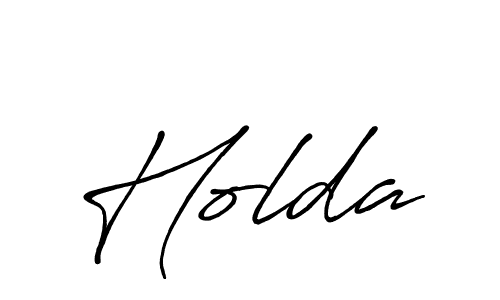 Also we have Holda name is the best signature style. Create professional handwritten signature collection using Antro_Vectra_Bolder autograph style. Holda signature style 7 images and pictures png