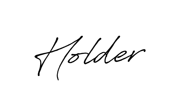 Holder stylish signature style. Best Handwritten Sign (Antro_Vectra_Bolder) for my name. Handwritten Signature Collection Ideas for my name Holder. Holder signature style 7 images and pictures png