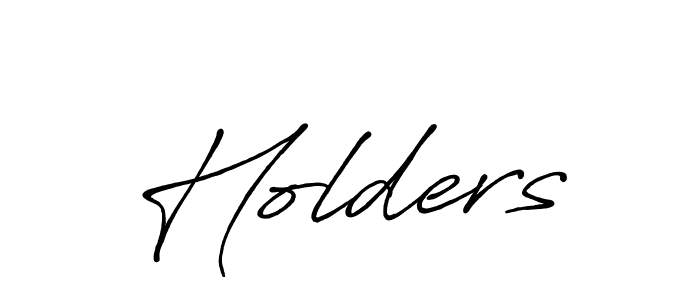 Also You can easily find your signature by using the search form. We will create Holders name handwritten signature images for you free of cost using Antro_Vectra_Bolder sign style. Holders signature style 7 images and pictures png