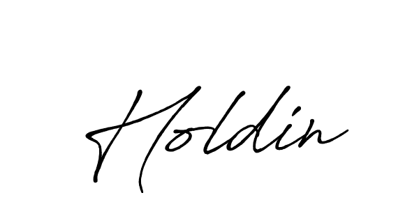 Make a beautiful signature design for name Holdin. With this signature (Antro_Vectra_Bolder) style, you can create a handwritten signature for free. Holdin signature style 7 images and pictures png