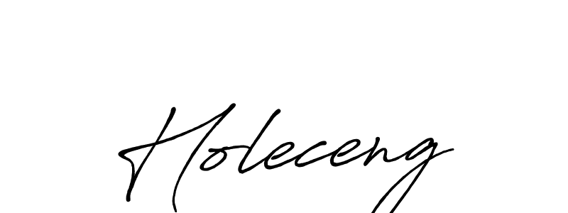 The best way (Antro_Vectra_Bolder) to make a short signature is to pick only two or three words in your name. The name Holeceng include a total of six letters. For converting this name. Holeceng signature style 7 images and pictures png