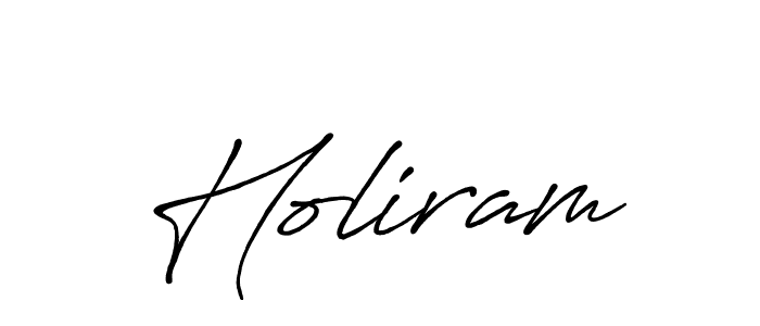 The best way (Antro_Vectra_Bolder) to make a short signature is to pick only two or three words in your name. The name Holiram include a total of six letters. For converting this name. Holiram signature style 7 images and pictures png