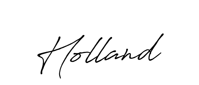 Similarly Antro_Vectra_Bolder is the best handwritten signature design. Signature creator online .You can use it as an online autograph creator for name Holland. Holland signature style 7 images and pictures png