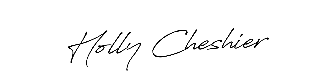 Antro_Vectra_Bolder is a professional signature style that is perfect for those who want to add a touch of class to their signature. It is also a great choice for those who want to make their signature more unique. Get Holly Cheshier name to fancy signature for free. Holly Cheshier signature style 7 images and pictures png