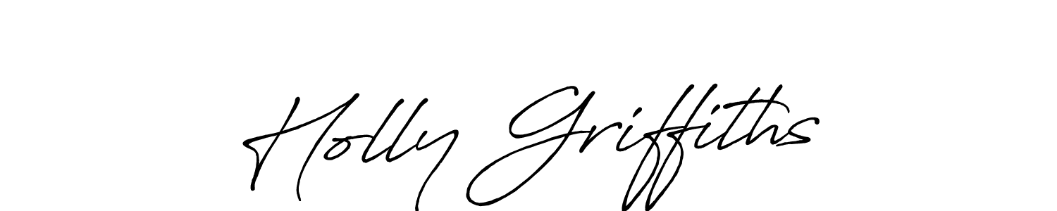 How to make Holly Griffiths name signature. Use Antro_Vectra_Bolder style for creating short signs online. This is the latest handwritten sign. Holly Griffiths signature style 7 images and pictures png