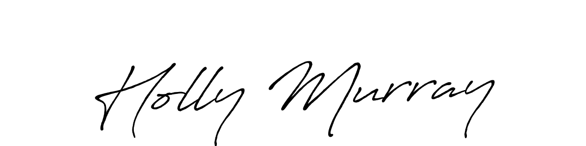 The best way (Antro_Vectra_Bolder) to make a short signature is to pick only two or three words in your name. The name Holly Murray include a total of six letters. For converting this name. Holly Murray signature style 7 images and pictures png