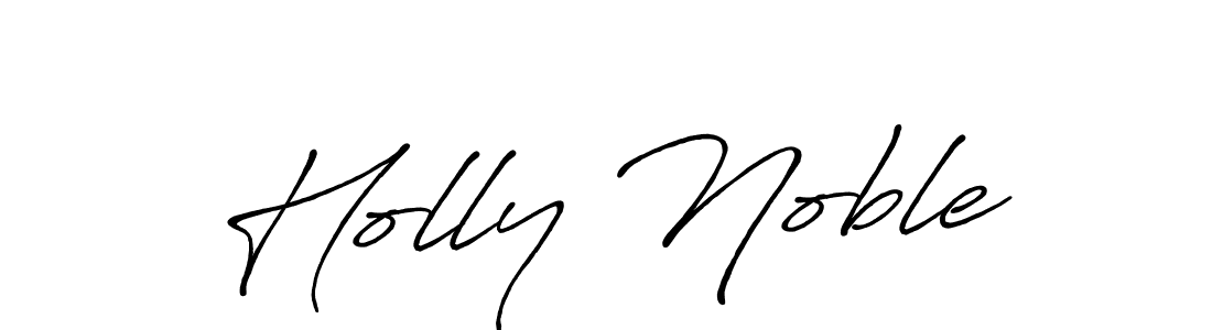 You should practise on your own different ways (Antro_Vectra_Bolder) to write your name (Holly Noble) in signature. don't let someone else do it for you. Holly Noble signature style 7 images and pictures png