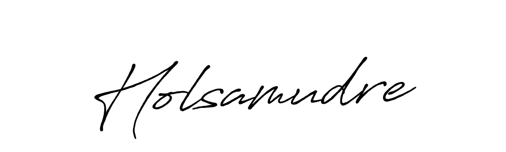 Make a beautiful signature design for name Holsamudre. Use this online signature maker to create a handwritten signature for free. Holsamudre signature style 7 images and pictures png
