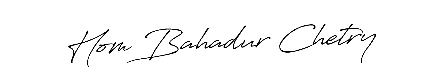 The best way (Antro_Vectra_Bolder) to make a short signature is to pick only two or three words in your name. The name Hom Bahadur Chetry include a total of six letters. For converting this name. Hom Bahadur Chetry signature style 7 images and pictures png