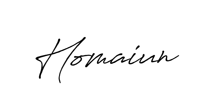 How to make Homaiun signature? Antro_Vectra_Bolder is a professional autograph style. Create handwritten signature for Homaiun name. Homaiun signature style 7 images and pictures png