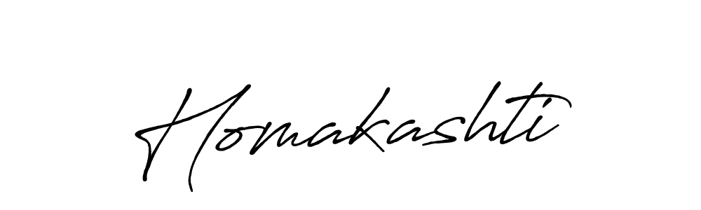 Design your own signature with our free online signature maker. With this signature software, you can create a handwritten (Antro_Vectra_Bolder) signature for name Homakashti. Homakashti signature style 7 images and pictures png