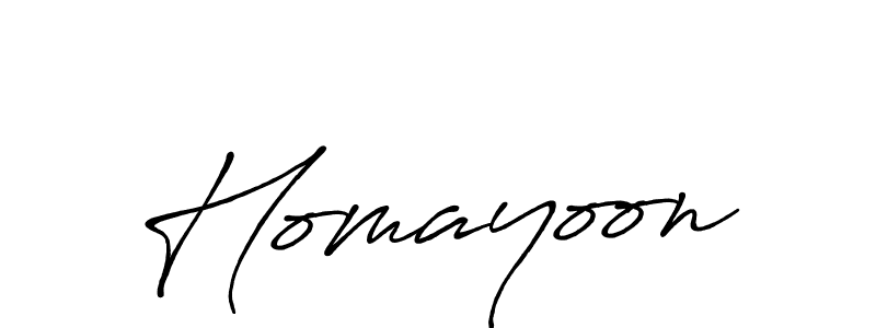 Make a beautiful signature design for name Homayoon. Use this online signature maker to create a handwritten signature for free. Homayoon signature style 7 images and pictures png