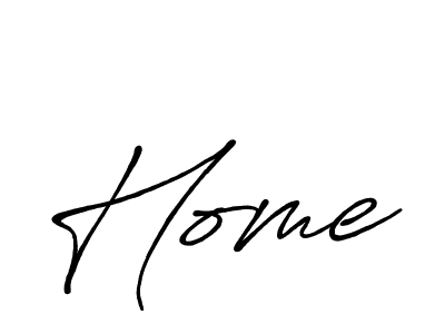 Make a short Home signature style. Manage your documents anywhere anytime using Antro_Vectra_Bolder. Create and add eSignatures, submit forms, share and send files easily. Home signature style 7 images and pictures png