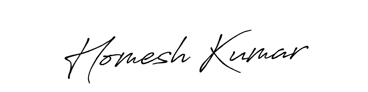 Homesh Kumar stylish signature style. Best Handwritten Sign (Antro_Vectra_Bolder) for my name. Handwritten Signature Collection Ideas for my name Homesh Kumar. Homesh Kumar signature style 7 images and pictures png