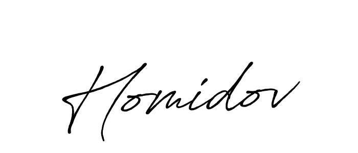 Make a beautiful signature design for name Homidov. Use this online signature maker to create a handwritten signature for free. Homidov signature style 7 images and pictures png