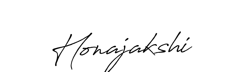 Design your own signature with our free online signature maker. With this signature software, you can create a handwritten (Antro_Vectra_Bolder) signature for name Honajakshi. Honajakshi signature style 7 images and pictures png