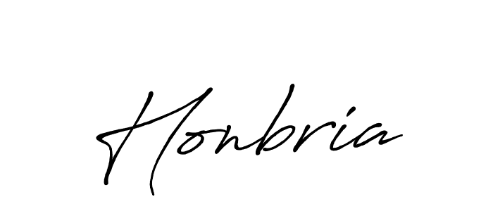 Similarly Antro_Vectra_Bolder is the best handwritten signature design. Signature creator online .You can use it as an online autograph creator for name Honbria. Honbria signature style 7 images and pictures png