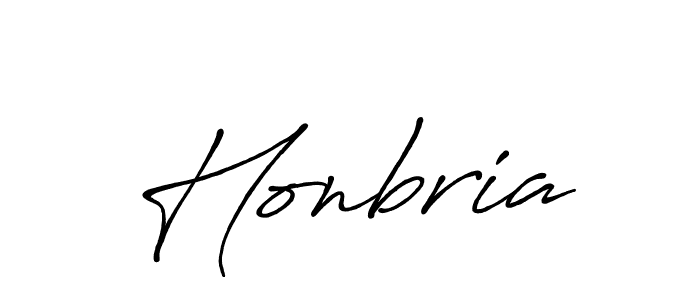 Similarly Antro_Vectra_Bolder is the best handwritten signature design. Signature creator online .You can use it as an online autograph creator for name Honbria. Honbria signature style 7 images and pictures png