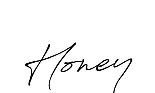 Use a signature maker to create a handwritten signature online. With this signature software, you can design (Antro_Vectra_Bolder) your own signature for name Honey. Honey signature style 7 images and pictures png
