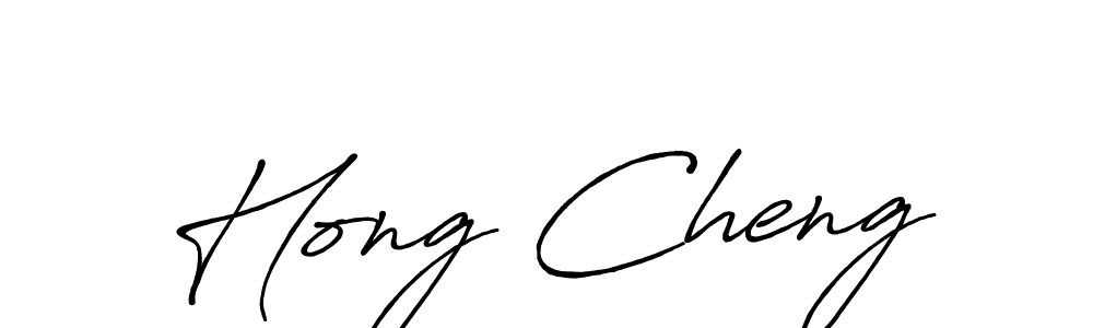 Make a beautiful signature design for name Hong Cheng. Use this online signature maker to create a handwritten signature for free. Hong Cheng signature style 7 images and pictures png