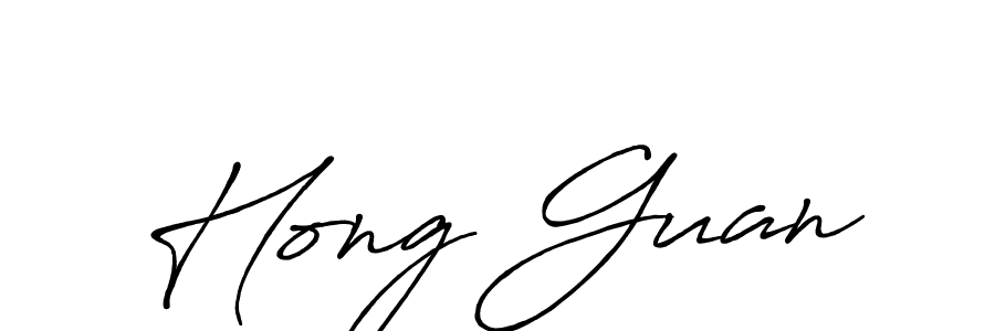 How to make Hong Guan signature? Antro_Vectra_Bolder is a professional autograph style. Create handwritten signature for Hong Guan name. Hong Guan signature style 7 images and pictures png