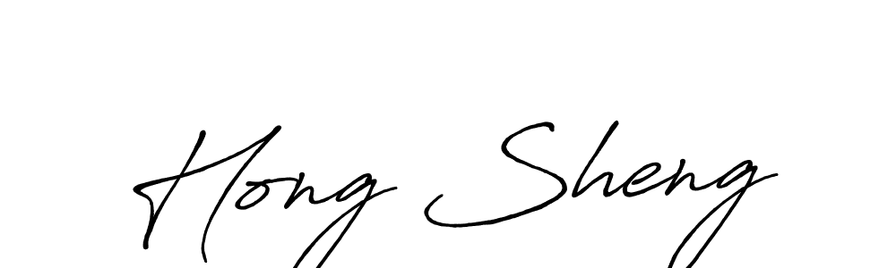 It looks lik you need a new signature style for name Hong Sheng. Design unique handwritten (Antro_Vectra_Bolder) signature with our free signature maker in just a few clicks. Hong Sheng signature style 7 images and pictures png