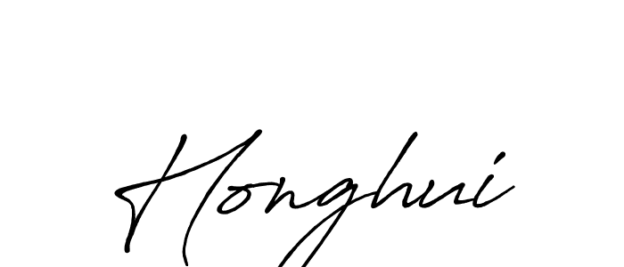 if you are searching for the best signature style for your name Honghui. so please give up your signature search. here we have designed multiple signature styles  using Antro_Vectra_Bolder. Honghui signature style 7 images and pictures png