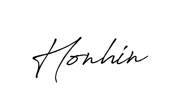 Make a beautiful signature design for name Honhin. Use this online signature maker to create a handwritten signature for free. Honhin signature style 7 images and pictures png