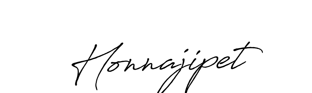 Create a beautiful signature design for name Honnajipet. With this signature (Antro_Vectra_Bolder) fonts, you can make a handwritten signature for free. Honnajipet signature style 7 images and pictures png