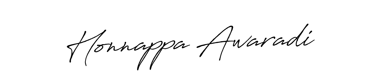 Design your own signature with our free online signature maker. With this signature software, you can create a handwritten (Antro_Vectra_Bolder) signature for name Honnappa Awaradi. Honnappa Awaradi signature style 7 images and pictures png