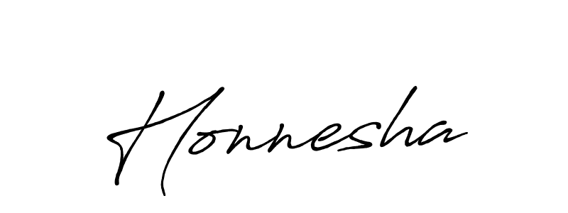 Once you've used our free online signature maker to create your best signature Antro_Vectra_Bolder style, it's time to enjoy all of the benefits that Honnesha name signing documents. Honnesha signature style 7 images and pictures png