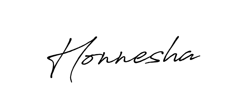 You should practise on your own different ways (Antro_Vectra_Bolder) to write your name (Honnesha) in signature. don't let someone else do it for you. Honnesha signature style 7 images and pictures png