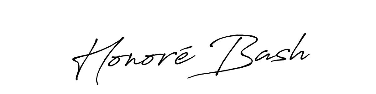 Here are the top 10 professional signature styles for the name Honoré Bash. These are the best autograph styles you can use for your name. Honoré Bash signature style 7 images and pictures png