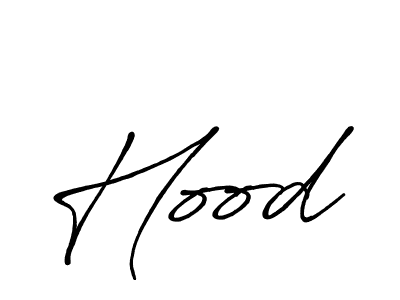 Design your own signature with our free online signature maker. With this signature software, you can create a handwritten (Antro_Vectra_Bolder) signature for name Hood. Hood signature style 7 images and pictures png