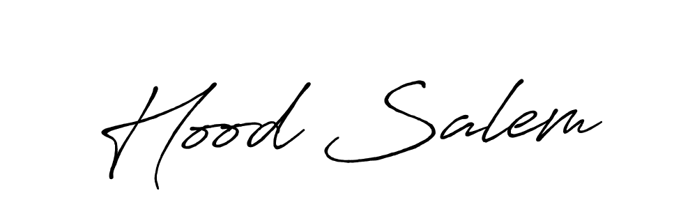 It looks lik you need a new signature style for name Hood Salem. Design unique handwritten (Antro_Vectra_Bolder) signature with our free signature maker in just a few clicks. Hood Salem signature style 7 images and pictures png