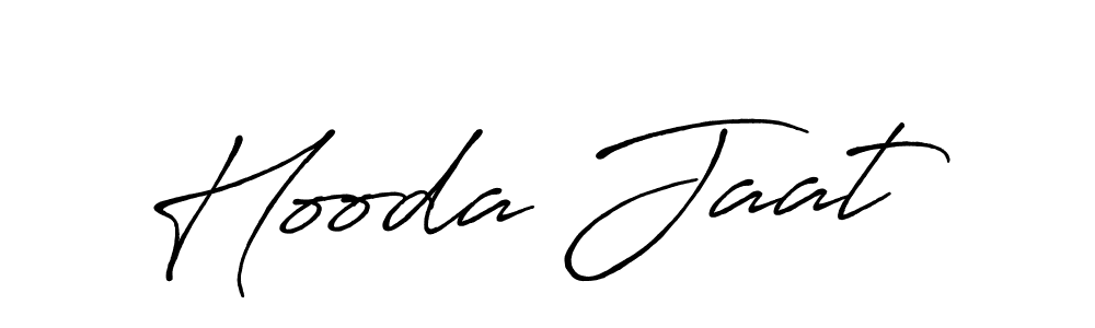 Also we have Hooda Jaat name is the best signature style. Create professional handwritten signature collection using Antro_Vectra_Bolder autograph style. Hooda Jaat signature style 7 images and pictures png